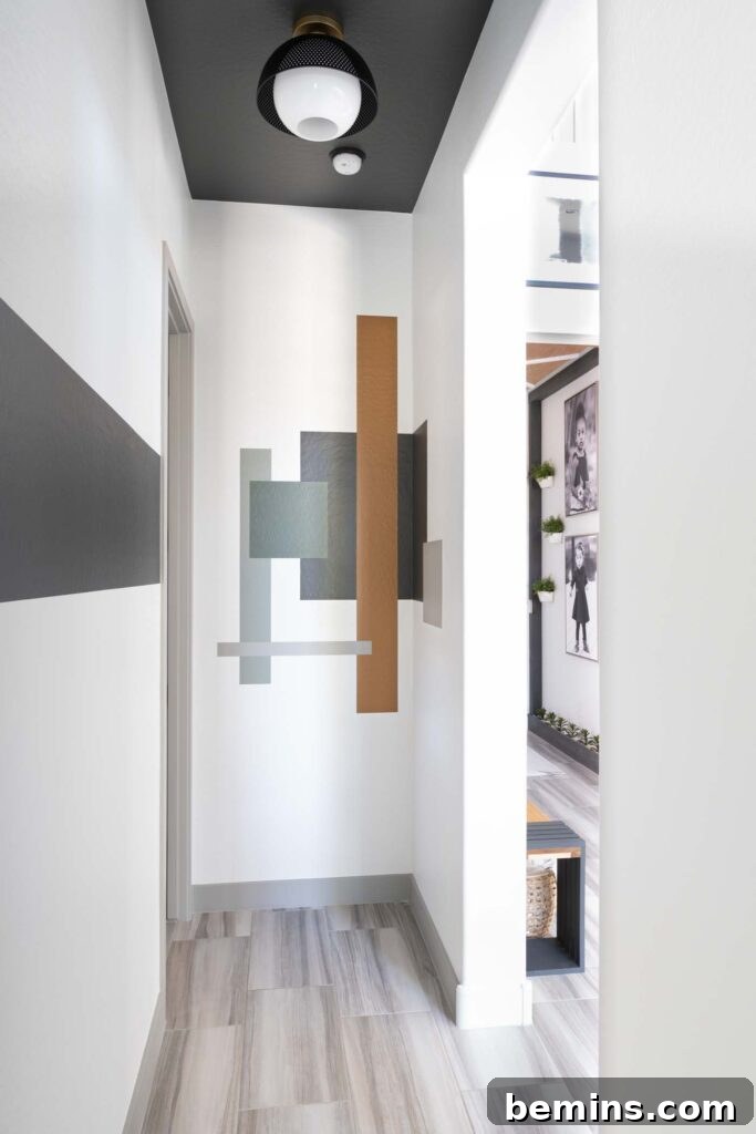 How to Use Paint to Create Magic Hallway Refresh from Neatly Living.