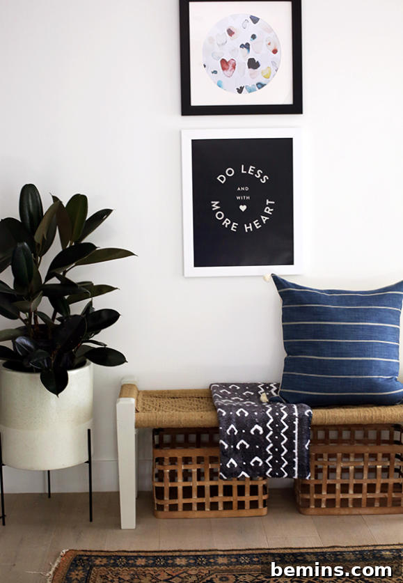 Vintage shoe cubby baskets for maximizing storage space.