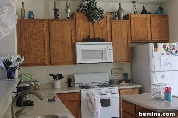 Lauren's kitchen featuring sleek black cabinets