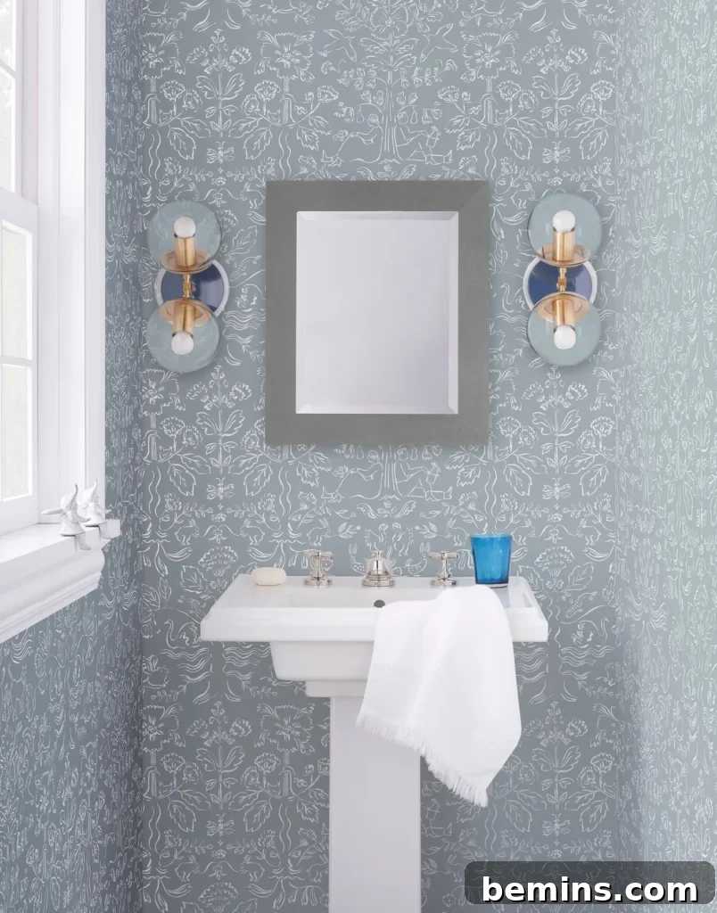 Vintage inspired wallpaper