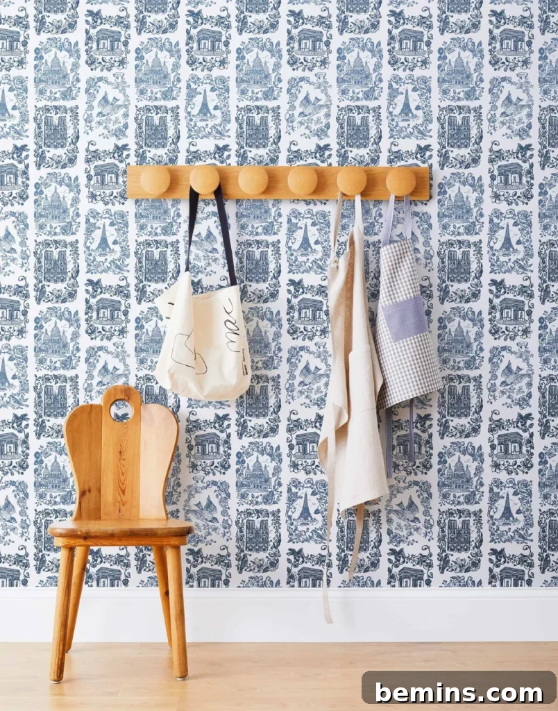 Je T'aime Paris Wallpaper from Hygge & West.