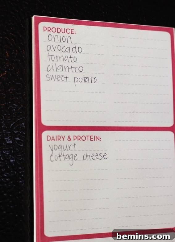 Completed DIY Fridge Notepad with Pen Holder