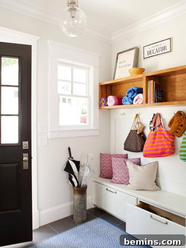Mudroom Shoe Storage Solutions for a Tidy Home