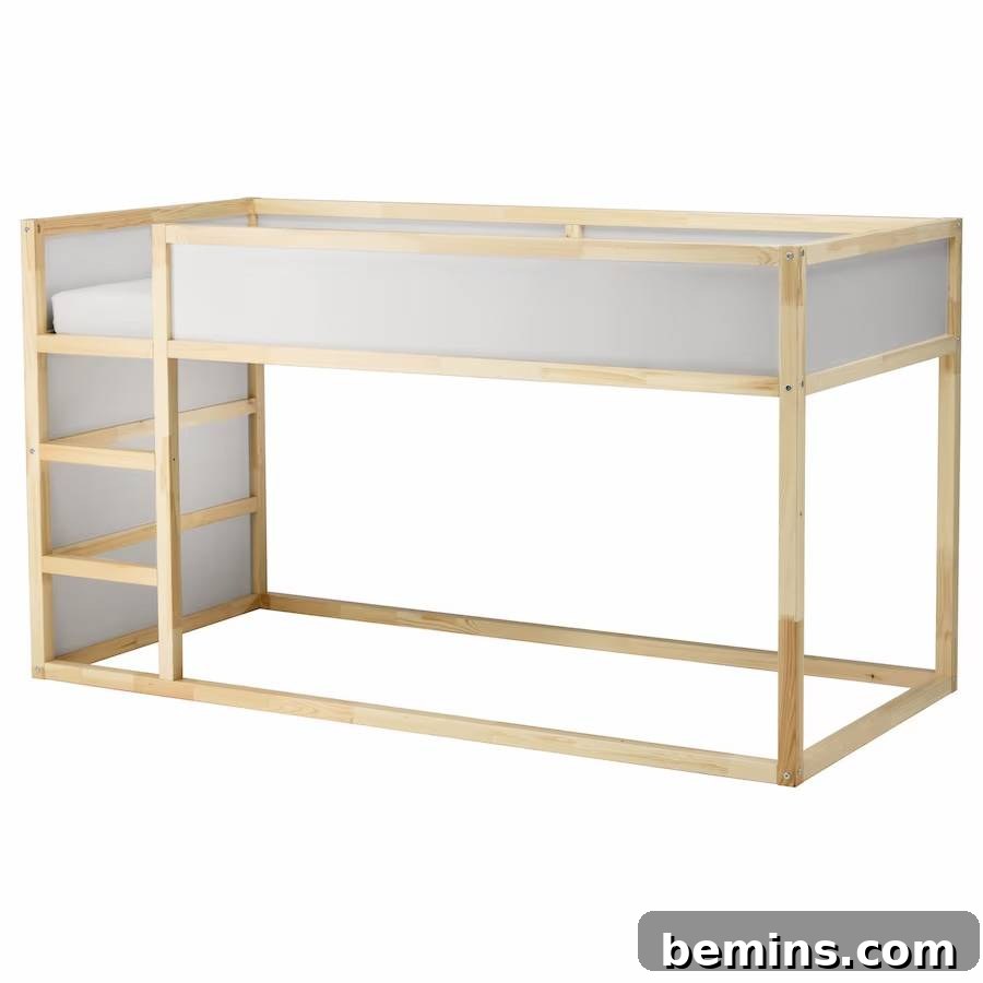 Kura bed frame as sold at IKEA