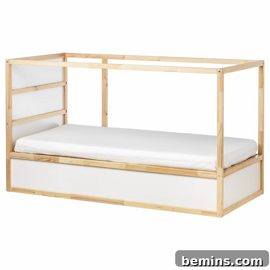 Kura bed frame as sold at IKEA