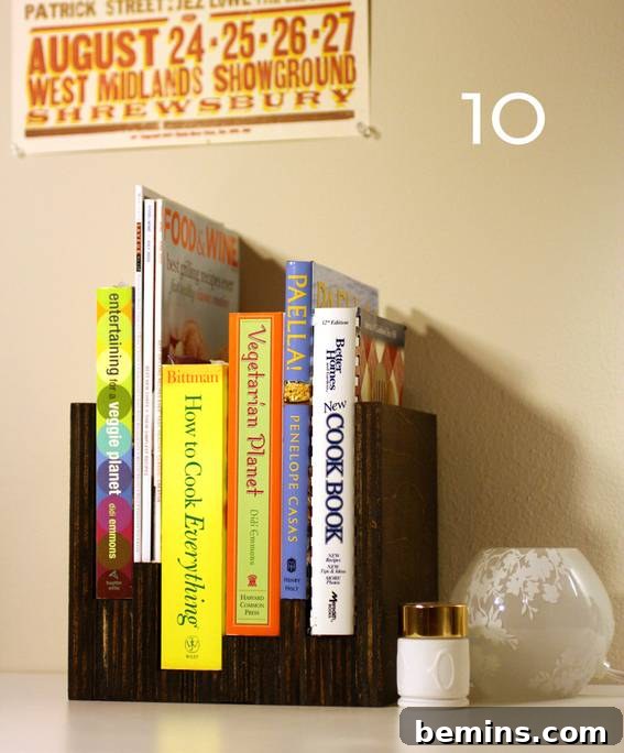 Modern Cookbook Display