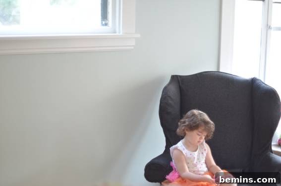 Playroom Painted in Sea Salt