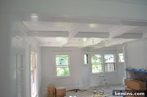 Applying Primer to the Woodwork
