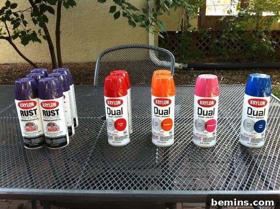 Reader Reimagined: A Vibrant Patio Furniture Transformation 4 Family Preparing Wrought Iron Furniture for Painting