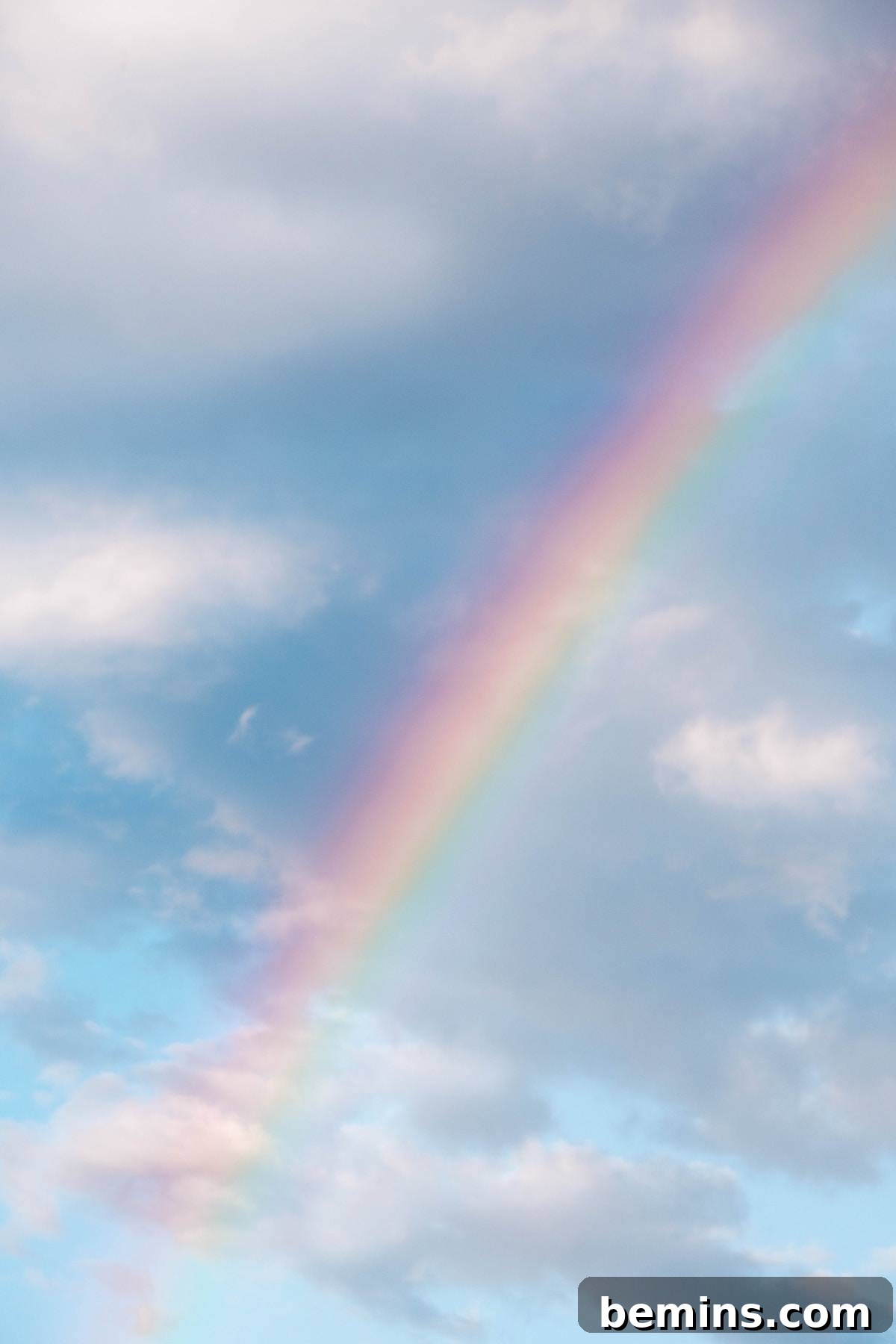 Blue Sky with Rainbow