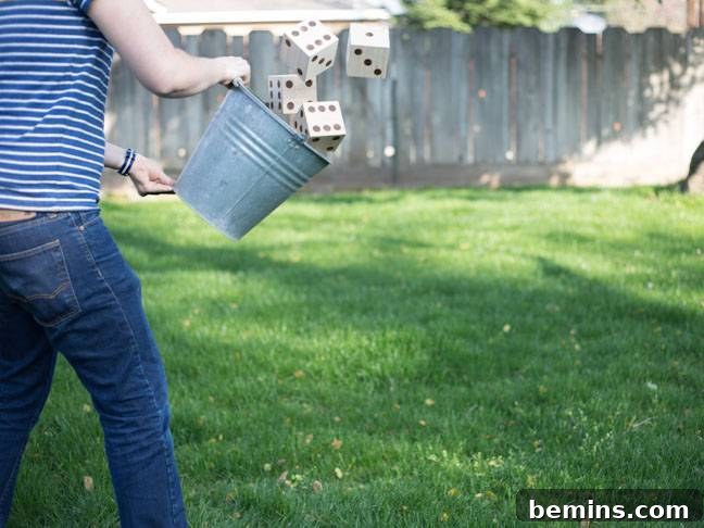 DIY Yard Yahtzee