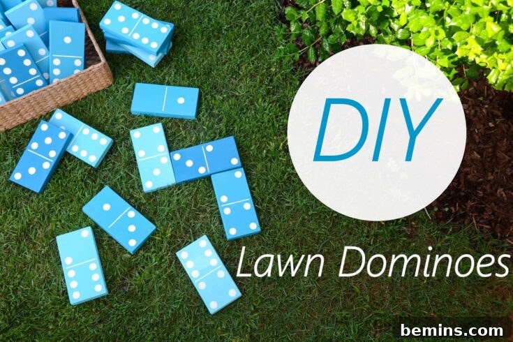DIY Lawn Dominoes