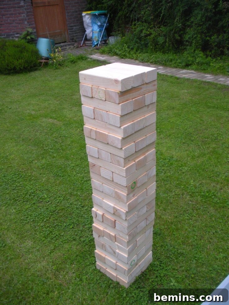 DIY Giant Jenga