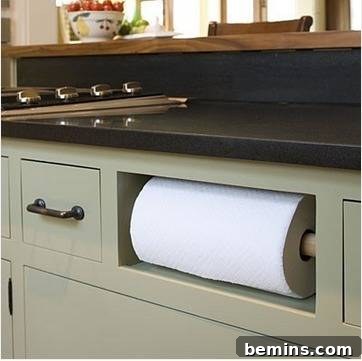 Under-Sink Paper Towel Holder