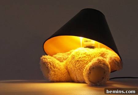 10 Rad Upcycled Lamps to Light Up Your Life 12 Creative Teddy Bear Lamp Design