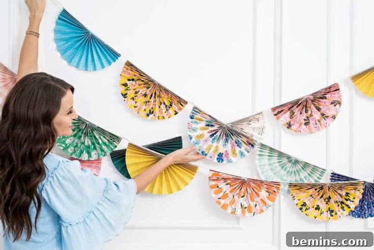 Paper Fan Banner: Add a Festive Touch to Any Occasion