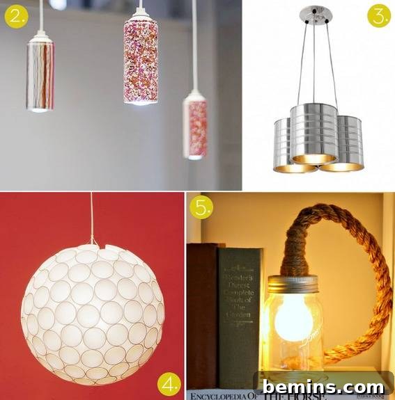 Glass Water Bottle Chandelier DIY