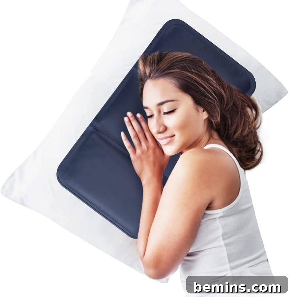 Cooling mat for sleeping
