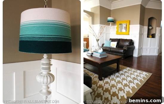 10 Brilliant Lampshade Transformations 7 Ombre Lampshade DIY: A Modern and Stylish Lighting Upgrade