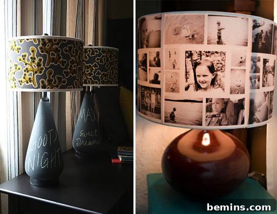 10 Brilliant Lampshade Transformations 8 Fabric Lampshade Recovering: A Simple and Affordable DIY Project
