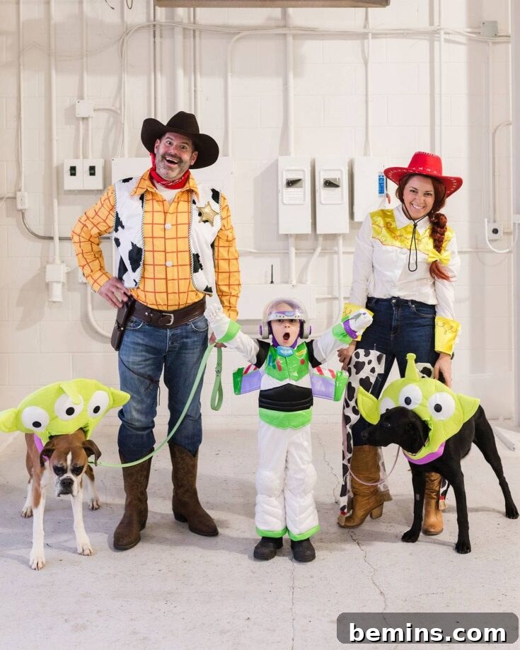 Our Toy Story Halloween Costumes