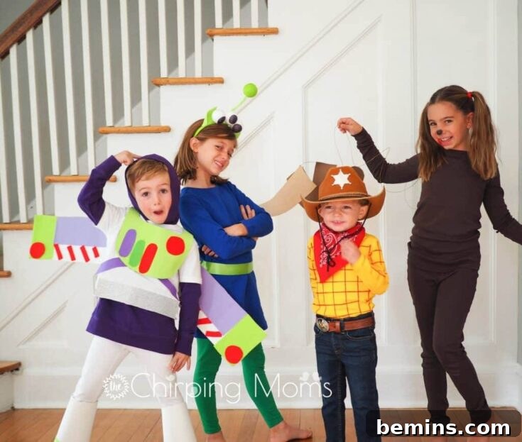 Easy DIY Toy Story Costumes For Groups