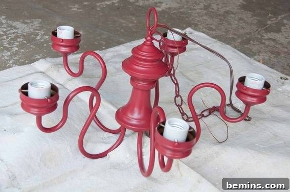 Removing Shade Holders: Streamlining the Chandelier's Design