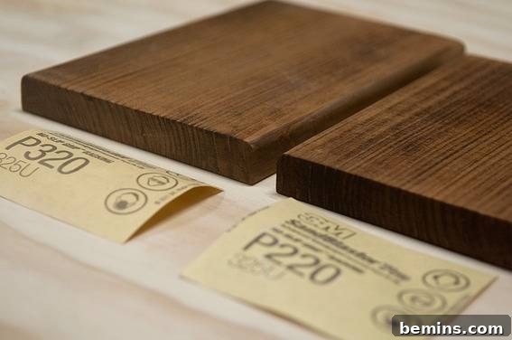 Comparison of Sanding Techniques on Cedar Wood