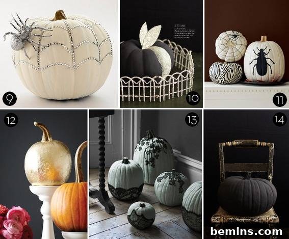 Unique No-Carve Pumpkin Designs