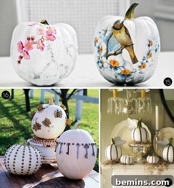 Creative Pumpkin Decoration Without Carving