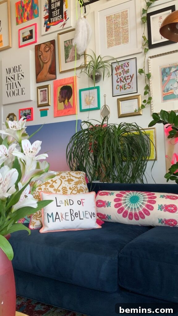 Ponytail Palm in Living Room