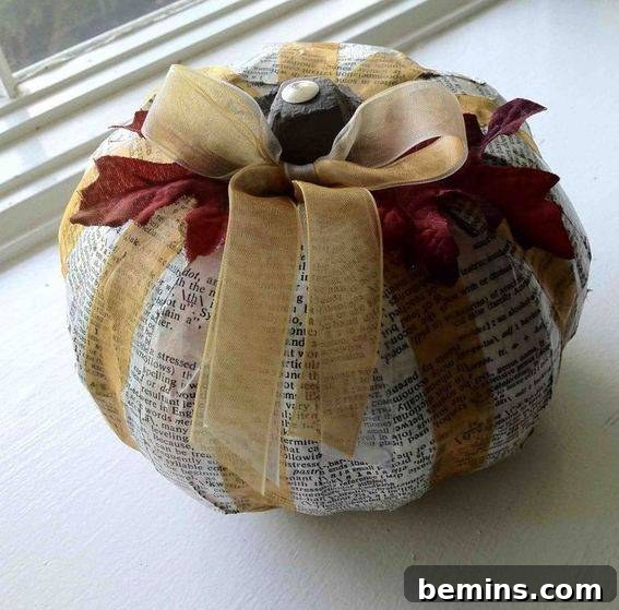 Funfilled pumpkin DIY arts.