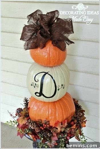 DIY pumpkin art ideas for Halloween and fall