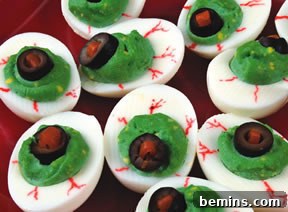 Edible Halloween Crafts - Zombie Eyes Recipe