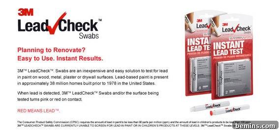 DIY Lead Testing: Lessons and Insights 3 3M LeadCheck Swabs for Lead Testing