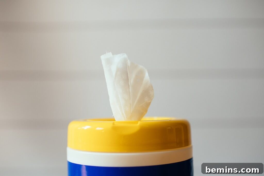 Yellow blue and white plastic container