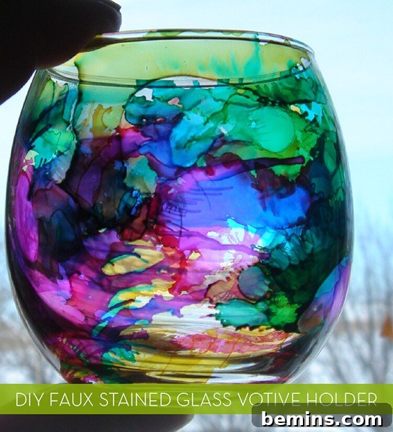 Colorful Glass Votive Holders