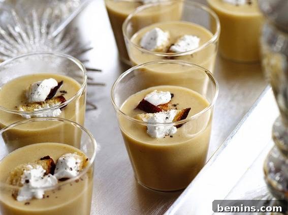 White Bean Soup Shooters with Bacon