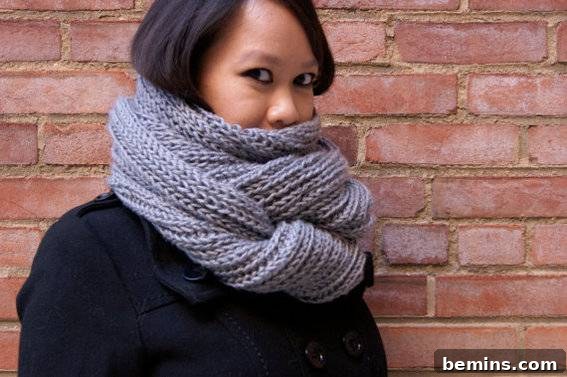 Unique Etsy Finds: 15 Handmade Gift Ideas 7 Handmade Petworth Cowl in Storm from Etsy