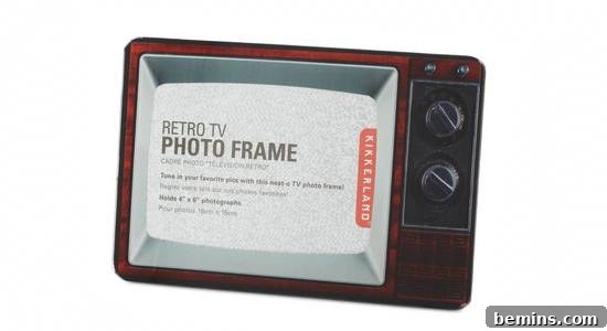 Retro TV Photo Frame - Nostalgic and Fun Gift