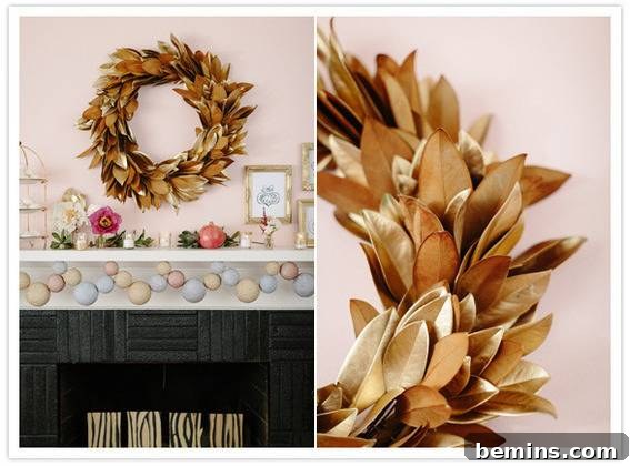 Visually Stunning DIY Holiday Party Decorations: 20 Creative Ideas 12 Pastel and Gold Christmas Palette