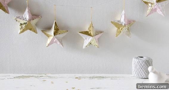 Visually Stunning DIY Holiday Party Decorations: 20 Creative Ideas 20 Fringed Ornament Garland for Parties