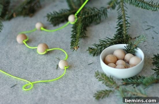 Sparkle Without Sprawl: Creative Space-Saving Christmas Trees 6 DIY neon holiday garland to decorate a Christmas tree