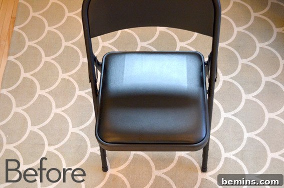 Folding chairs before upholstery