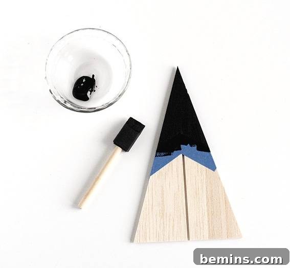 Tape off your design of choice