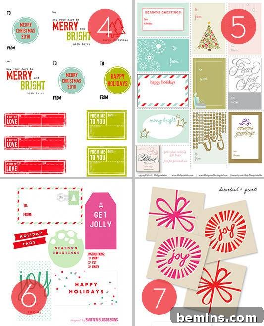 Hand-Drawn Gift Tags