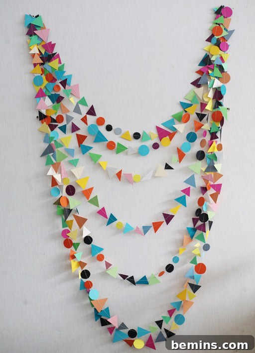 Geometric Garland: A DIY Design Project 2 Geometric Garland Project Image 1