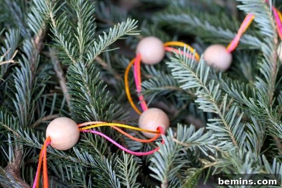 Customized DIY Neon Holiday Garland