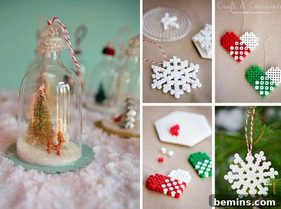 Glitter Mustache Ornament