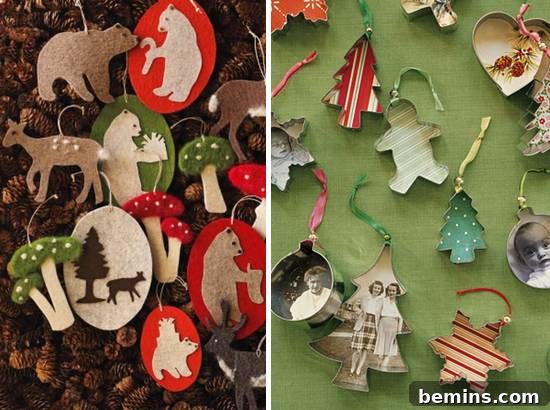 Felt Christmas ornament ideas